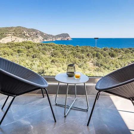 Aigli Skala Maries Deluxe דירה *